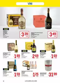 Volantino Metro Pagina 18: Prosecco Doc Extra Dry/Rosé Extra Dry Maschio €1,25, Spumante brut ribolla gialla sala €2,69