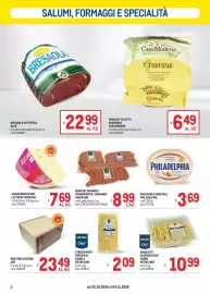 Volantino Metro Pagina 2: Strozzapreti freschi di semola Metro Chef €2,09, Gruyere Svizzero AOP €23,49
