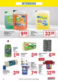 Volantino Metro Pagina 25: Detergente multiuso Mr. Proper Professional €7,49, Spugne in acciaio Egidna €6,99