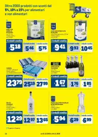Volantino Metro Pagina 28: Vigorsol €23,79, Spumante Dry Valmarone €1,67