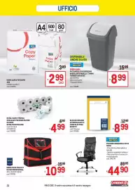 Volantino Metro Pagina 31: Blocchi Comande Autoricalcanti 3 Buffetti €8,99, Rotoli carta termica Rotolificio Pugliese €4,99