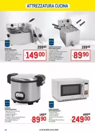 Volantino Metro Pagina 34: Cuocipasta elettrico Metro Professional €89,90, Friggitrice Metro Professional €149,00