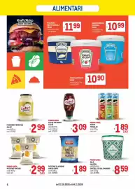 Volantino Metro Pagina 6: Salse top down Calvé €3,09, Patatine classiche Amica Chips €1,89