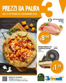 Volantino Tre Valli Supermercato Pagina 1: Pettò di pollo intero €8,90, Branzi Riserva 120 Caseificio Paleni €1,19