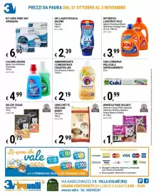 Volantino Tre Valli Supermercato Pagina 12: Calgon liquido Igiene+ Gel Anticalcare/Total Action €4,99