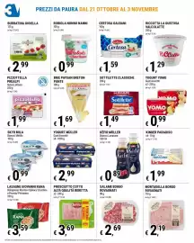 Volantino Tre Valli Supermercato Pagina 6: Certosa Galbani €1,59, Burratina Gioiella €2,99