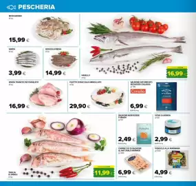 Volantino Tigre Pagina 10: Carpaccio di salmone al naturale mariner €6,99, Salmone norvegese Fumara €2,49
