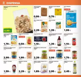 Volantino Tigre Pagina 16: Trancetti di tonno Rio Mare €1,99, Pomodori pelati interi Consilia €0,59