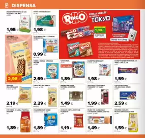 Volantino Tigre Pagina 18: Fiocchi cereali integrali misura €2,69, Flauti Mulino Bianco Cioccolato €2,29