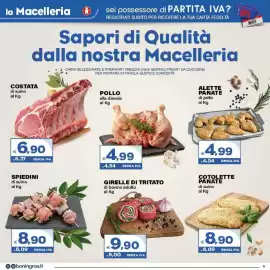Volantino Boningros Cash and Carry Pagina 11: Pollo alla diavola €4,99, Girelle di tritato di bovino adulto €9,90