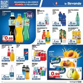 Volantino Boningros Cash and Carry Pagina 12: Fontalba Acqua naturale/ frizzante €0,19, San Benedetto The classico/zero €0,79