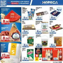 Volantino Boningros Cash and Carry Pagina 22: Formaggio spalmabile fresco Kraft €9,50, Heinz Salsa dolce piccante €5,99