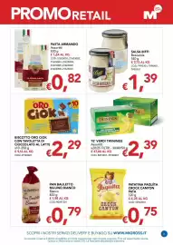 Volantino Migross Supermercati e Market | Cash&Carry Pagina 3: Biscotto Oro Ciok con tavolletta di cioccolato al latte €2,29