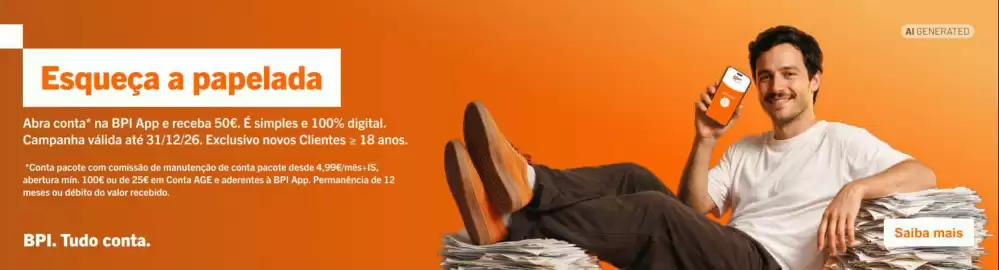 Folheto Banco BPI Página 1