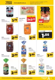 Folleto Alimerka Página 11: Bimbo pan blanco €1,89, Hero mermelada de higos de temporada €2,69