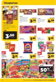 Folleto Alimerka Página 14: Fiesta kojak €1,99, Huesitos Combix €1,95