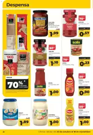 Folleto Alimerka Página 22: Solís tomate frito €1,00, Ligeresa salsa fina €1,00