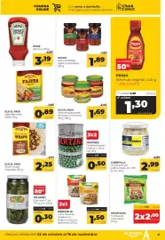 Folleto Alimerka Página 23: Bonduelle lunch bowl de lentejas con bulgur o quinoa y garbanzos €1,50