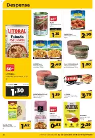 Folleto Alimerka Página 26: Casa Tarradellas paté de salmón o ibérico €1,19, Carretilla albóndigas caseras €2,99