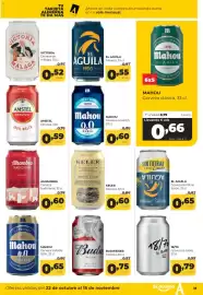Folleto Alimerka Página 37: Keler cerveza €0,60, Budweiser cerveza €0,75