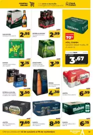 Folleto Alimerka Página 39: Rivera cerveza reposada €4,30, Estrella Galicia cerveza 0,0% tostada o clásica €3,50