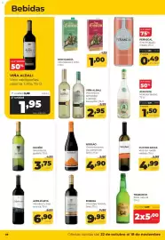 Folleto Alimerka Página 40: Borsao vino tinto joven €4,90, Ederra vino rioja reserva tinto €9,95