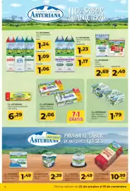 Folleto Alimerka Página 5: C.L. Asturiana yogur natural o sabores €2,06, C.L. Asturiana Nata €2,69