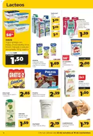 Folleto Alimerka Página 6: Puleva batido de chocolate clásico €2,39, Pastoret yogur natural €2,19