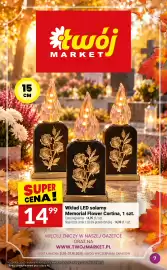 Twój Market gazetka tydzień 43 Strona 7: Wkład LED solarny Memorial Flower Cortina €14,99