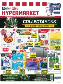 Pick n Pay Hypermarket catalogue Page 1: Heineken Lager €78,00, Omo Auto Washing Powder Assorted €119,99