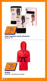 Action folder week 44 Pagina 12: Kate Legwear panty 20 denier €2,38, Badjas €5,95