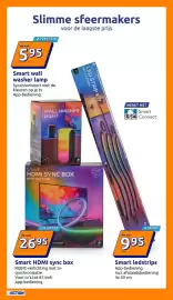 Action folder week 44 Pagina 13: Smart HDMI Sync Box €26,95, Smart Wall Washer Lamp €5,95
