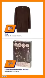 Action folder week 44 Pagina 17: Kerst led draadbundel 80 leds €1,42, Vest €8,95