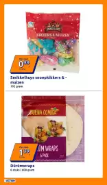 Action folder week 44 Pagina 7: Smikkelhuys snoepkikkers & -muizen €0,99, Dürümwraps €1,39