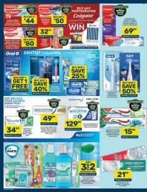 Pick n Pay catalogue Page 4: White Glo Fresh Breath Toothpaste €21,99, AquaFresh Toothpaste €15,99