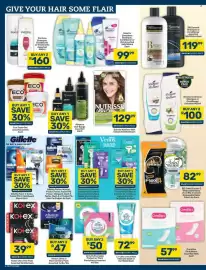 Pick n Pay catalogue Page 6: BIC Soleil Escape 5 Disposable Razor €82,99, Garnier Nutrisse Hair Colour Assorted €129,99