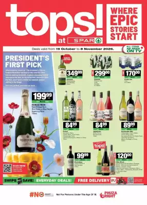 Spar Tops (valid until 8-11)