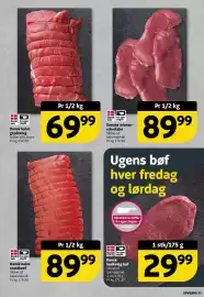 Løvbjerg tilbudsavis uge 43 Side 21: Kalve roastbeef €89,99, Kalve grydesteg €69,99