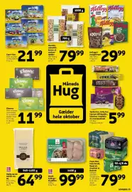 Løvbjerg tilbudsavis uge 43 Side 25: Delicata mandler, valnøddekerner el. cashewnødder €79,99, Kellogg's morgenmad €29,99