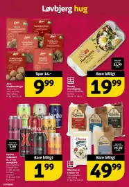 Løvbjerg tilbudsavis uge 43 Side 6: Harboe sodavand el. X-ray energidrik €1,99, Riberhus el. Cheasy ost €49,99