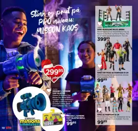KiDS Coolshop katalog | Jul Side 10: Wwe bloodline rules arena €399,95, Minions 3, Supreme Fart Blaster Refill €99,95