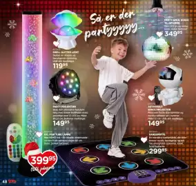 KiDS Coolshop katalog | Jul Side 48: Party spejl kugle til ophæng €349,95, Shell glitter light €119,95