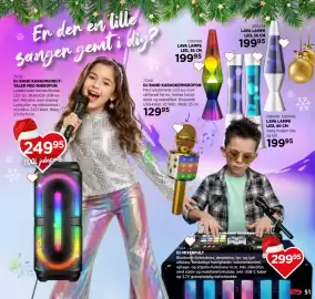 KiDS Coolshop katalog | Jul Side 51: Dj band karaokehøjt- taler med mikrofon €249,95, Lava lampe led €199,95
