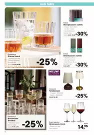 Hanos folder | Non-Food Pagina 6: Glazen Sword €10,69, Glazenserie Carré €14,95