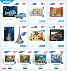 Euroshop folder | Sint Pagina 54: Puzzel 3d eiffeltoren €26,89, Ferrari €10,99