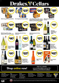 Drakes catalogue Page 2: James Squire Ginger Beer €26,95, Wild Turkey Rare 8% Cans €75,95