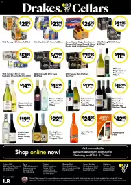 Drakes catalogue Page 2: James Squire Ginger Beer €26,95, Wild Turkey Rare 8% Cans €75,95