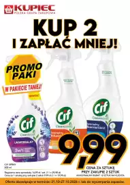 Kupiec gazetka tydzień 43 Strona 3: Spray Cif Cleanboost uniwersalny odkamieniacz €9,99