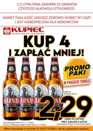 Kupiec gazetka tydzień 43 Strona 5: Piwo Harnaś €2,29
