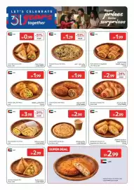 Carrefour catalogue Page 11: Assorted Samosa, UAE €0,99, Chicken Biryani, UAE €1,29